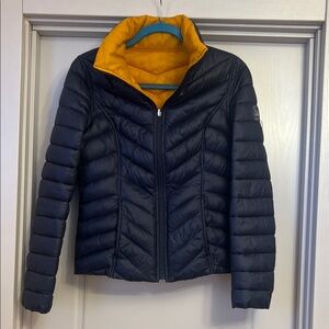 Nautica Women’s Reversible Packable Hooded Coat